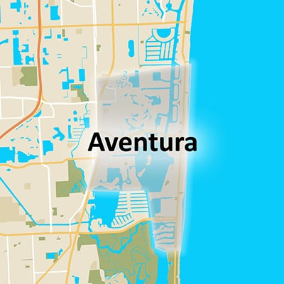Phone and Computer Aventura Location Service Area Map