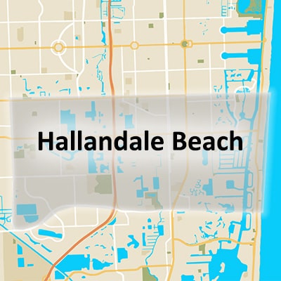 Phone and Computer Hallandale Location Service Area Map
