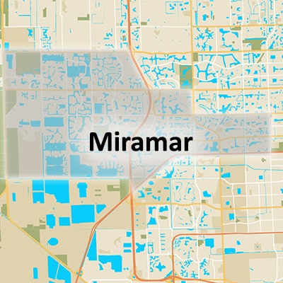 Phone and Computer Miramar Location Service Area Map