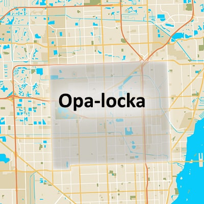 Phone and Computer Opa-locka Location Service Area Map